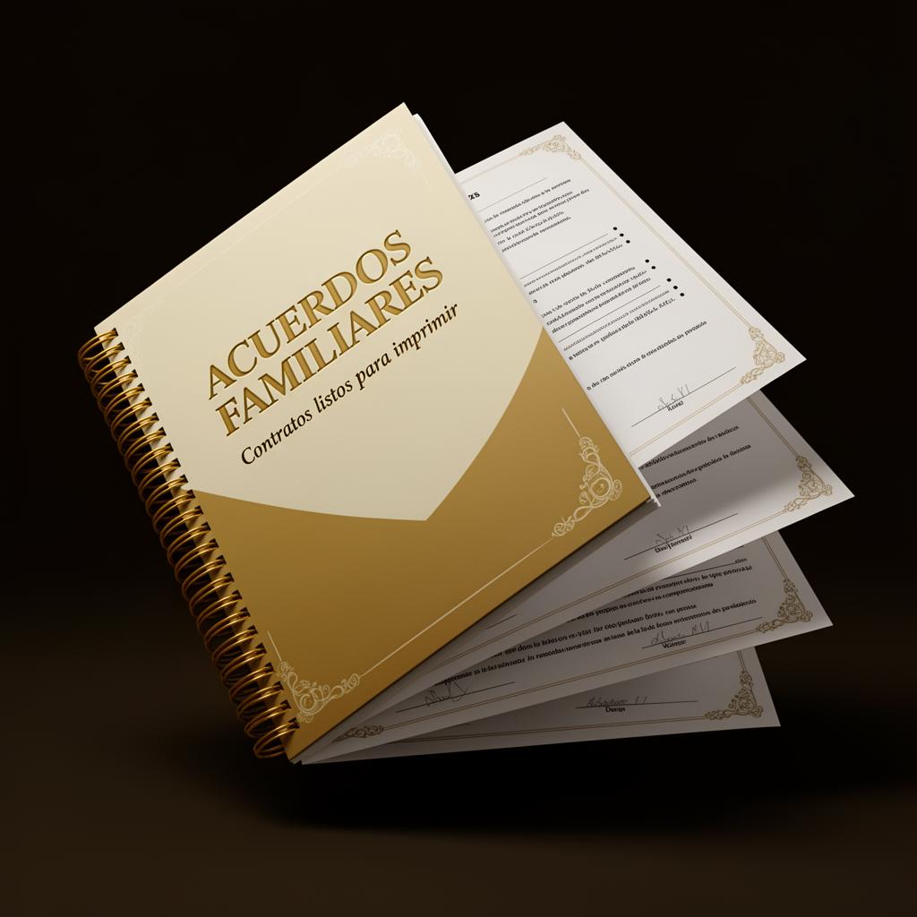 Mockup del bono Contrato Familiar Digital